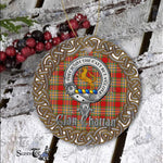 Chattan Celtic Circle Plaid Ornament Gift. Christmas Tree Ornament Chattan Clan Tartan Ornament Great Christmas Ornaments Gift - Scotstee Shop