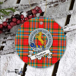 Chattan Scottish Clan Badge Plaid Ornament Gift. Christmas Tree Ornament Chattan Clan Tartan Ornament Great Christmas Ornaments Gift - Scotstee Shop