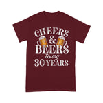 Cheers And Beers To 30 Years 30th Birthday Gift For Him Birthday Shirt Cheers and Beers Shirt - Scotstee Shop