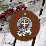 Cheyne Scottish Clan Badge Plaid Ornament Gift. Christmas Tree Ornament Cheyne Clan Tartan Ornament Great Christmas Ornaments Gift - Scotstee Shop