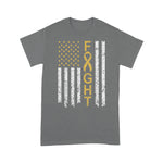 Scotstee Shop - Childhood Cancer Awareness American Flag Distresse 4th Of July Shirt Childhood Cancer Shirts childhood cancer shirt