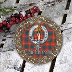 Chisholm Celtic Circle Plaid Ornament Gift. Christmas Tree Ornament Chisholm Clan Tartan Ornament Great Christmas Ornaments Gift - Scotstee Shop