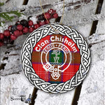 Chisholm Clan Tartan Crest Badge Plaid Ornament Gift. Christmas Tree Ornament Chisholm Clan Tartan Ornament Great Christmas Ornaments Gift - Scotstee Shop