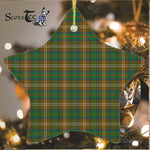 Chisholm Hunting Tartan Ornament Star Ornament, Christmas Star Decorations, ceramic ornament, Plaid Star Ceramic Ornament, Christmas Ornament Decorations Gift