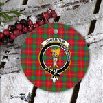 Chisholm Scottish Clan Badge Plaid Ornament Gift. Christmas Tree Ornament Chisholm Clan Tartan Ornament Great Christmas Ornaments Gift - Scotstee Shop