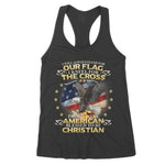 Christian Patriotic American Flag Women's Tank Top patriotic christian shirts patriotic christian t shirts, patriotic christian tshirts - Scotstee Shop