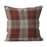 Clan Burgundy Accent Pillows Plaid Pillow Cunningham Burgundy Dancers Tartan Plaid Throw Pillow Home Decor Plaid Christmas Pillows - Scotstee Shop