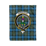 Ferguson Tartan Plaid Blanket Ferguson Ancient Clan Crest Badge Tartan Blanket Scottish Tartan Plaid Fleece Blanket