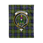Ferguson Tartan Plaid Blanket Ferguson Modern Clan Crest Badge Tartan Blanket Scottish Tartan Plaid Fleece Blanket