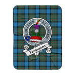 Scotstee Shop Tartan Plaid Blanket Ferguson Ancient Clan Badge Scottish Tartan Plaid Sherpa Blanket, Tartan Blanket, Plaid Blanket, Scottish Blanket, Gift Christmas Blanket, Christmas Blanket, Mother Day Gift, Father Day Gift