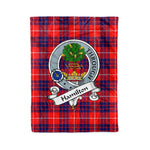 Clan Hamilton Blanket Hamilton Fleece Blanket Plaid Blanket Hamilton Modern Clan Badge Tartan Blanket Scottish Blue Plaid Throw Blanket Tartan Plaid Fleece Blanket - Scotstee Shop