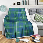 Scotstee Shop Tartan Plaid Blanket Hamilton Hunting Ancient Scottish Tartan Plaid Sherpa Blanket