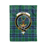 Clan Keith Blanket Plaid Blanket Keith Ancient Clan Crest Badge Tartan Blanket Scottish Green Plaid Throw Blanket Tartan Plaid Fleece Blanket - Scotstee Shop