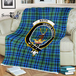 Clan Keith Blanket Plaid Blanket Keith Clan Crest Badge Tartan Blanket Scottish Green Plaid Throw Blanket Tartan Plaid Fleece Blanket - Scotstee Shop