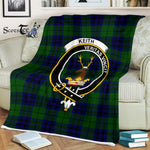 Clan Keith Blanket Plaid Blanket Keith Modern Clan Crest Badge Tartan Blanket Scottish Green Plaid Throw Blanket Tartan Plaid Fleece Blanket - Scotstee Shop