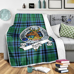 Scotstee Shop Tartan Plaid Blanket Keith Ancient Clan Badge Scottish Tartan Plaid Sherpa Blanket, Tartan Blanket, Plaid Blanket, Scottish Blanket, Gift Christmas Blanket, Christmas Blanket, Mother Day Gift, Father Day Gift
