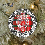 Clan Macbeth Ornament MacBeth Tartan Ornament,  ceramic ornament, personalized christmas ornaments, christmas tree ornaments, christmas door decorations, Plaid Ornament, Tartan Ceramic Ornament