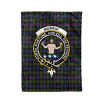 Clan Murray Blanket Plaid Blanket Murray of Atholl Modern Clan Crest Badge Tartan Blanket Scottish Plaid Throw Blanket Tartan Plaid Fleece Blanket - Scotstee Shop