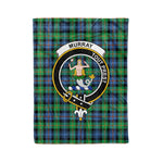 Clan Murray Blanket Plaid Blanket Murray of Dysart Ancient Clan Crest Badge Tartan Blanket Scottish Plaid Throw Blanket - Scotstee Shop