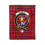 Clan Murray Blanket Plaid Blanket Murray of Dysart Tulloch Clan Crest Badge Tartan Blanket Scottish Plaid Throw Blanket - Scotstee Shop