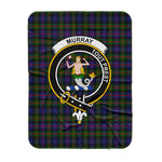 Scotstee Shop Tartan Plaid Blanket Murray Of Dysart Modern Clan Crest Badge Scottish Tartan Plaid Sherpa Blanket