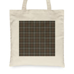 Clan Outlander Tote Bag Canvas Tote Bags Royal Scottish Outlander Fraser Clan Badge Tartan Plaid Tote Bag - Scotstee Shop