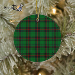 Clan Primrose Ornaments Plaid Christmas Ornaments Scottish Clan Primrose Tartan Ornament,  ceramic ornament, personalized christmas ornaments, christmas tree ornaments, christmas door decorations, Plaid Ornament, Tartan Ceramic Ornament