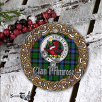 Clan Primrose Ornaments Primrose Celtic Circle Plaid Ornament Gift. Christmas Tree Ornament Tartan Ornament Great Christmas Ornaments Gift - Scotstee Shop