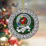 Clan Primrose Ornaments Primrose Tartan Ornament,  ceramic ornament, personalized christmas ornaments, christmas tree ornaments, christmas door decorations, Plaid Ornament, Tartan Ceramic Ornament