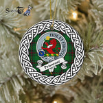Clan Primrose Ornaments Primrose Tartan Ornament,  ceramic ornament, personalized christmas ornaments, christmas tree ornaments, christmas door decorations, Plaid Ornament, Tartan Ceramic Ornament