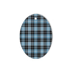 Clark Ancient Tartan Oval Ornaments, Christmas Tree Ornament, Plaid Christmas Ornaments, Ceramic Oval Christmas Tree Decoration, Tartan Oval Ornaments, Christmas Tree Ornament, Plaid Christmas Ornaments, Ceramic Oval Christmas Tree Decoration