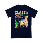Class Of 2025 Cute Llama With Backpack Funny Back To School Shirt Back To School Gift - Scotstee Shop