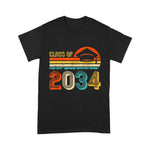 Class Of 2034 Grow With Me Pre-K Graduate Vintage Retro Back To School Shirt Back To School Gift - Scotstee Shop