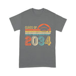Class Of 2034 Grow With Me Pre-K Graduate Vintage Retro Back To School Shirt Back To School Gift - Scotstee Shop