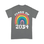 Class Of 2034 Rainbow Grow With Me School Teacher Student Back To School Shirt - Scotstee Shop