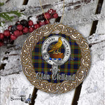 Clelland Celtic Circle Plaid Ornament Gift. Christmas Tree Ornament Cleland Clan Tartan Ornament Great Clelland Ornaments Gift - Scotstee Shop