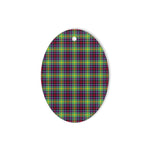 Clephane Tartan Oval Ornaments, Christmas Tree Ornament, Plaid Christmas Ornaments, Ceramic Oval Christmas Tree Decoration, Tartan Oval Ornaments, Christmas Tree Ornament, Plaid Christmas Ornaments, Ceramic Oval Christmas Tree Decoration