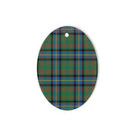 Cochrane Ancient Tartan Oval Ornaments, Christmas Tree Ornament, Plaid Christmas Ornaments, Ceramic Oval Christmas Tree Decoration, Tartan Oval Ornaments, Christmas Tree Ornament, Plaid Christmas Ornaments, Ceramic Oval Christmas Tree Decoration