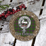 Cochrane Celtic Circle Plaid Ornament Gift. Christmas Tree Ornament Cochrane Clan Tartan Ornament Great Christmas Ornaments Gift - Scotstee Shop