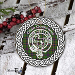 Cochrane Clan Tartan Crest Badge Plaid Ornament Gift. Christmas Tree Ornament Cochrane Clan Tartan Ornament Great Christmas Ornaments Gift - Scotstee Shop