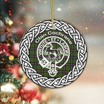 Cochrane Clan Tartan Crest Badge Plaid Ornament Gift. Christmas Tree Ornament Cochrane Clan Tartan Ornament Great Christmas Ornaments Gift - Scotstee Shop