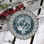 Cockburn Clan Tartan Crest Badge Plaid Ornament Gift. Christmas Tree Ornament Cockburn Clan Tartan Ornament Great Christmas Ornaments Gift - Scotstee Shop