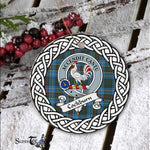 Cockburn Scottish Clan Tartan Crest Badge Plaid Ornament Gift. Christmas Tree Ornament Cockburn Clan Tartan Ornament,  ceramic ornament, personalized christmas ornaments, christmas tree ornaments, christmas door decorations, Plaid Ornament, Tartan Ceramic Ornament