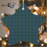 Cockburn Tartan Ornament Star Ornament, Christmas Star Decorations, ceramic ornament, Plaid Star Ceramic Ornament, Christmas Ornament Decorations Gift