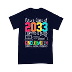Colourful Class Of 2033 Kindergarten Back To School Shirt Back To School Gift - Scotstee Shop