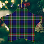 Colquhoun Modern Tartan Ornament Star Ornament, Christmas Star Decorations, ceramic ornament, Plaid Star Ceramic Ornament, Christmas Ornament Decorations Gift