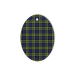 Colquhoun Tartan Oval Ornaments, Christmas Tree Ornament, Plaid Christmas Ornaments, Ceramic Oval Christmas Tree Decoration, Tartan Oval Ornaments, Christmas Tree Ornament, Plaid Christmas Ornaments, Ceramic Oval Christmas Tree Decoration