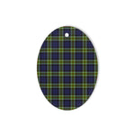 Colquhoun Tartan Oval Ornaments, Christmas Tree Ornament, Plaid Christmas Ornaments, Ceramic Oval Christmas Tree Decoration, Tartan Oval Ornaments, Christmas Tree Ornament, Plaid Christmas Ornaments, Ceramic Oval Christmas Tree Decoration