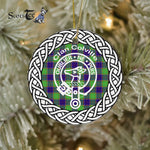 Colville Clan Tartan Crest Badge Plaid Ornament Gift. Christmas Tree Ornament Colville Clan Tartan Ornament Great Christmas Ornaments Gift - Scotstee Shop