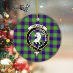 Colville Scottish Clan Badge Plaid Ornament Gift. Christmas Tree Ornament Colville Clan Tartan Ornament Great Christmas Ornaments Gift - Scotstee Shop